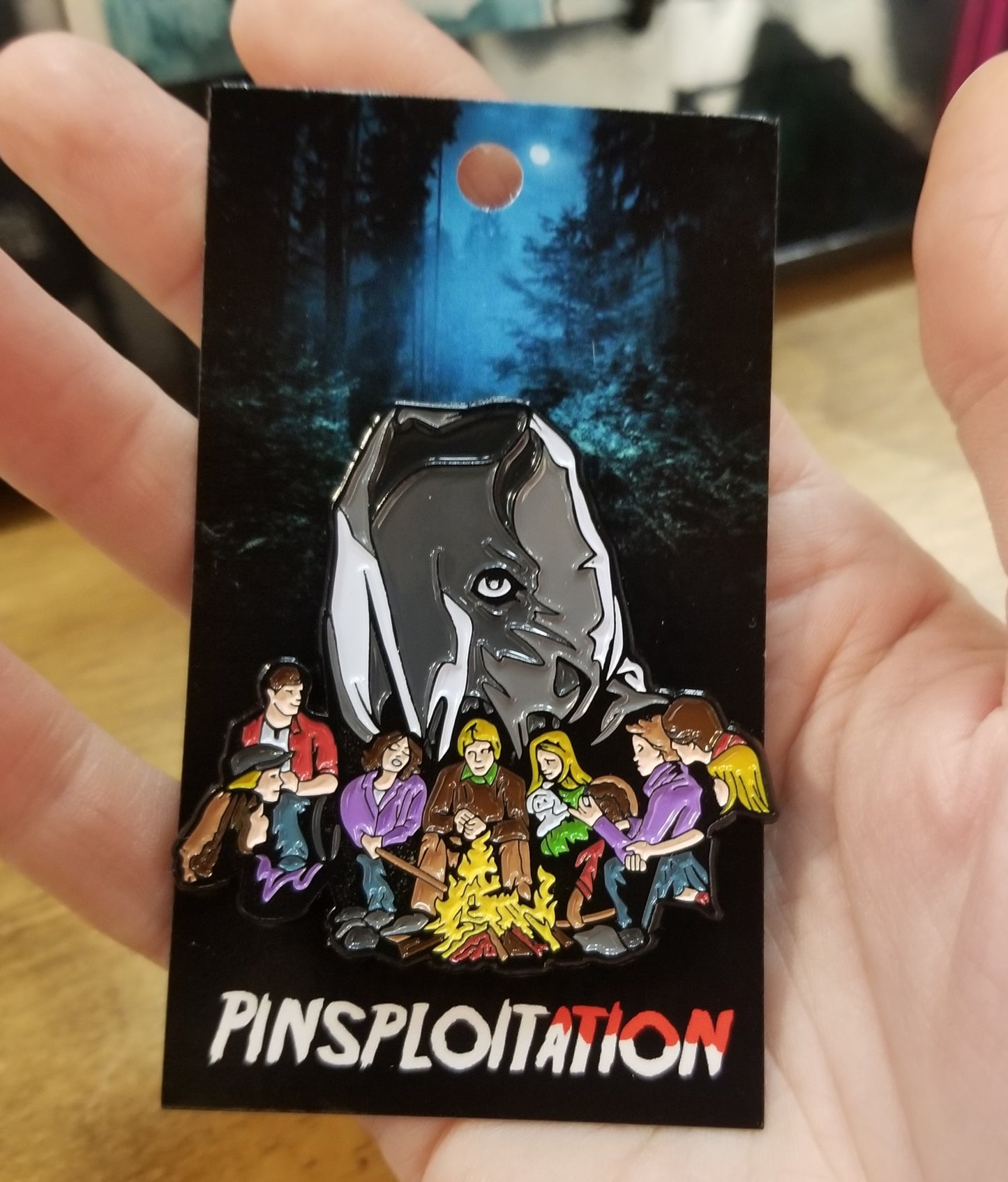 Friday Campfire ENAMEL PIN
