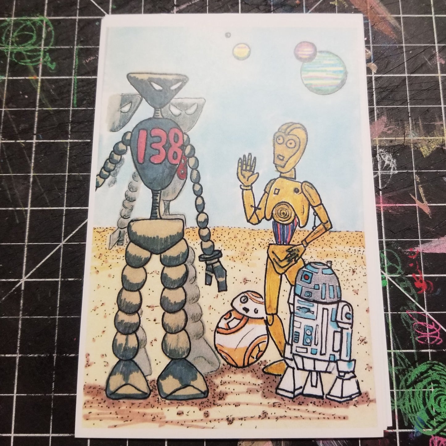 Star Robot 138 POSTCARD