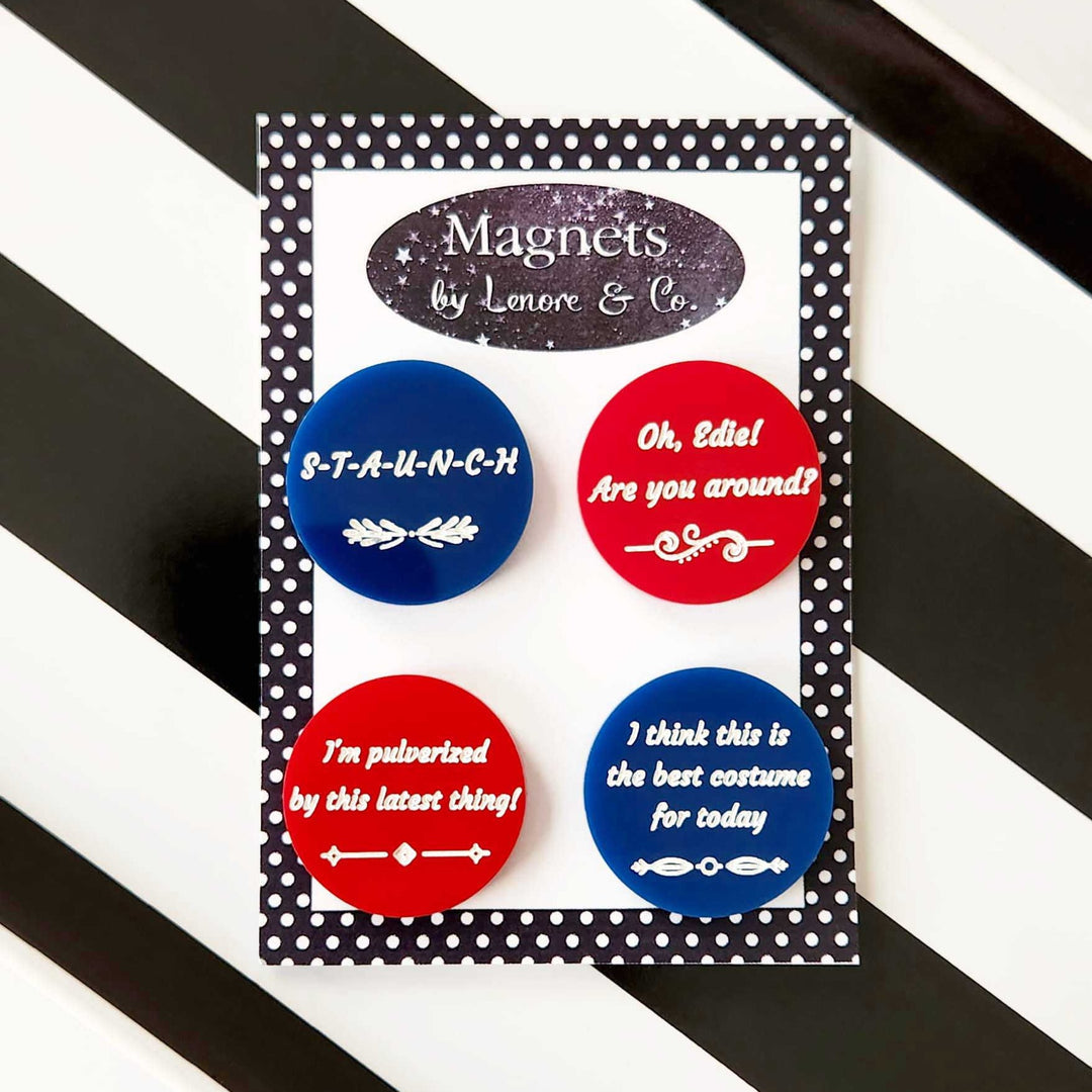 Garden Ladies Acrylic MAGNET SET