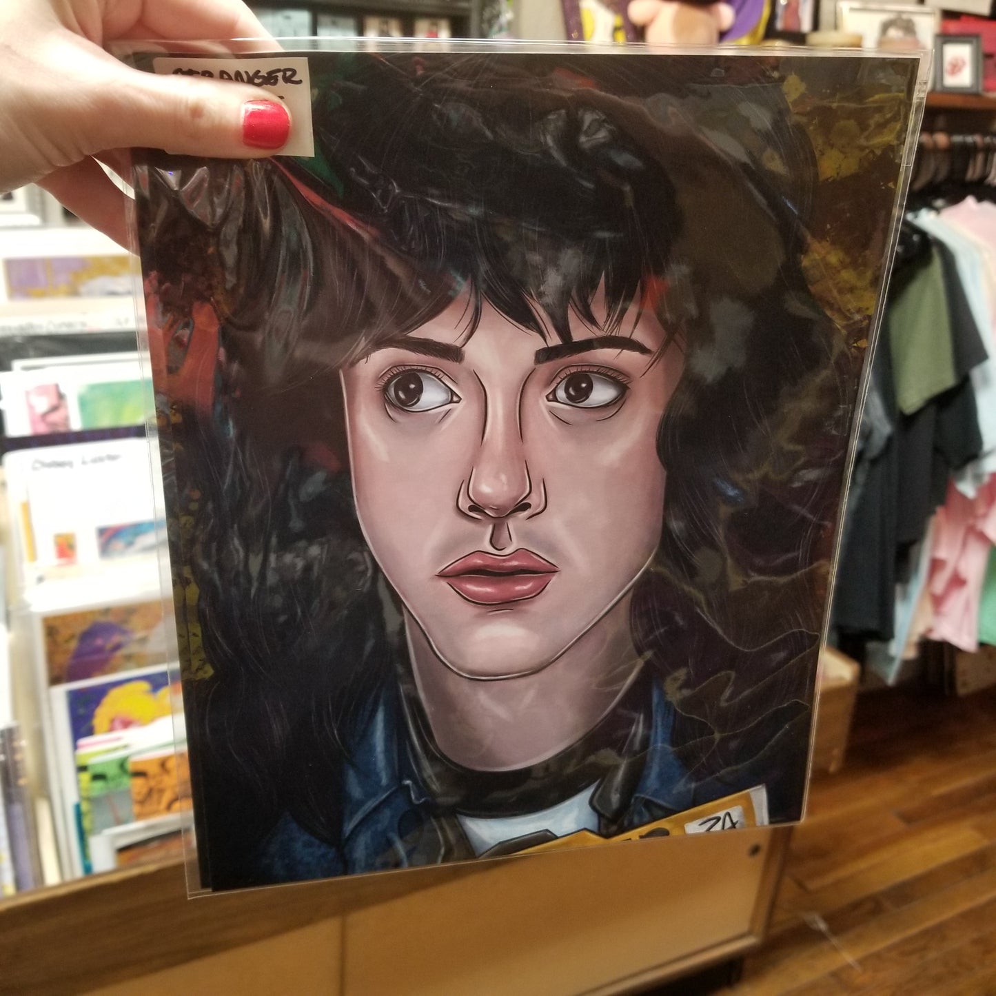 Stranger Eddie Pensive PRINT by Burden on Society