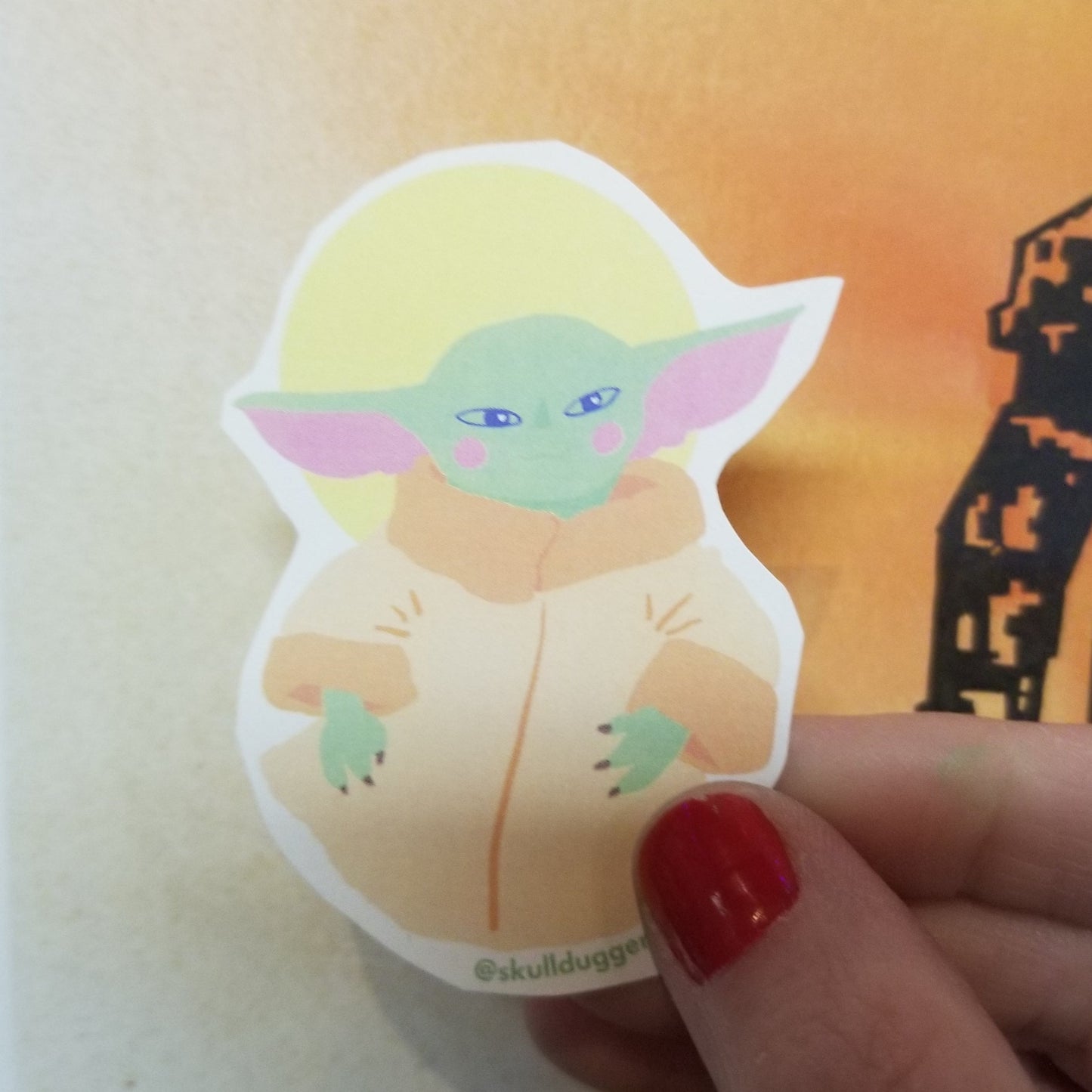 Space Baby STICKER by Skullduggery Studio