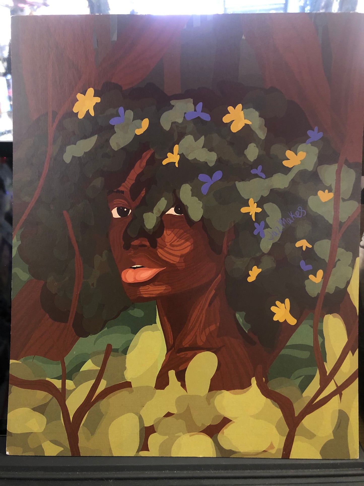 Tree Portrait PRINT by JazMakes Studio