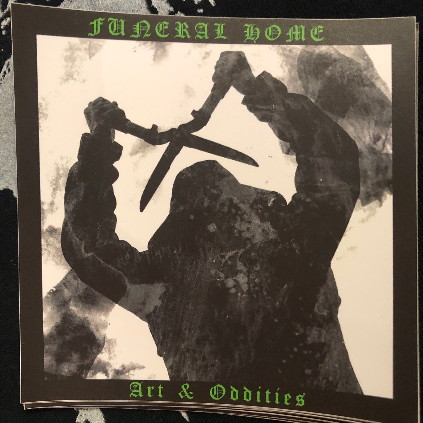 Funeral Home Art & Oddities Hedge Clippers STICKER