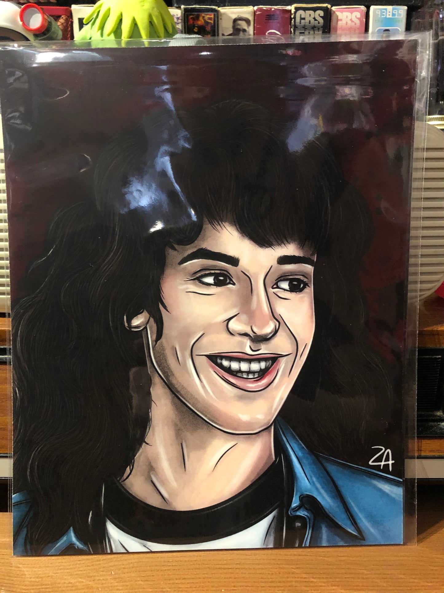 Stranger Happy Eddie PRINT by Burden on Society