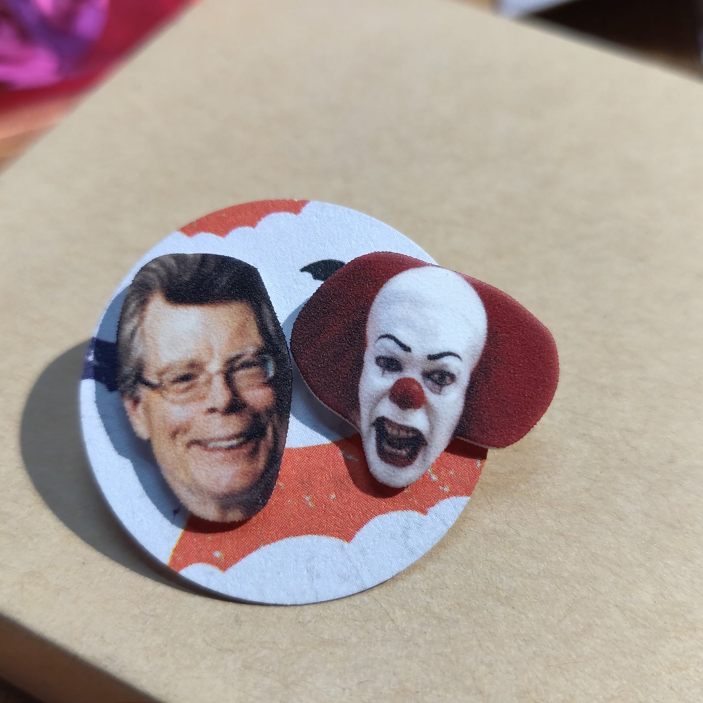 Stephen King / Pennywise STUD EARRINGS