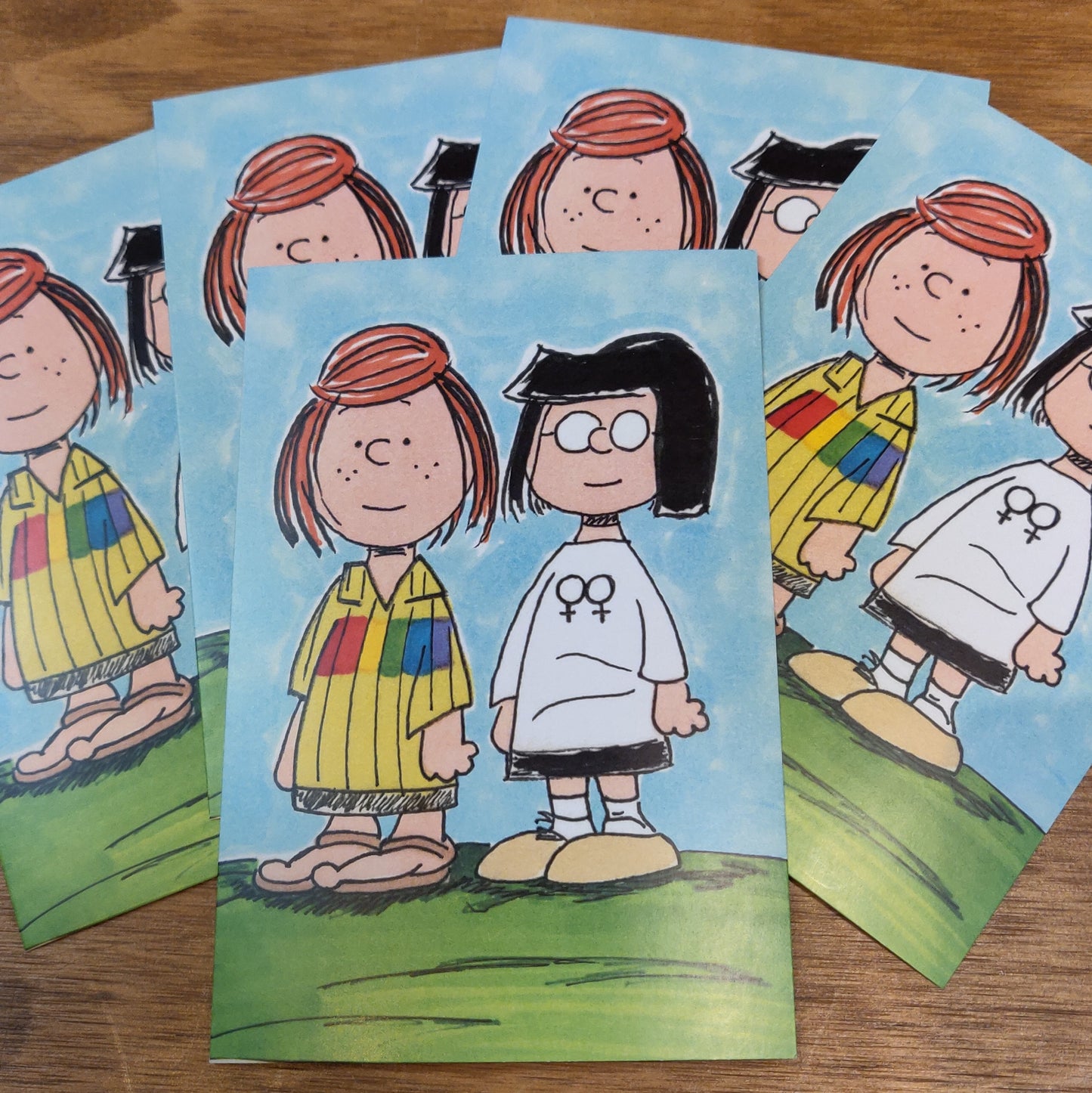 Peanut Grrrl Friends POSTCARD