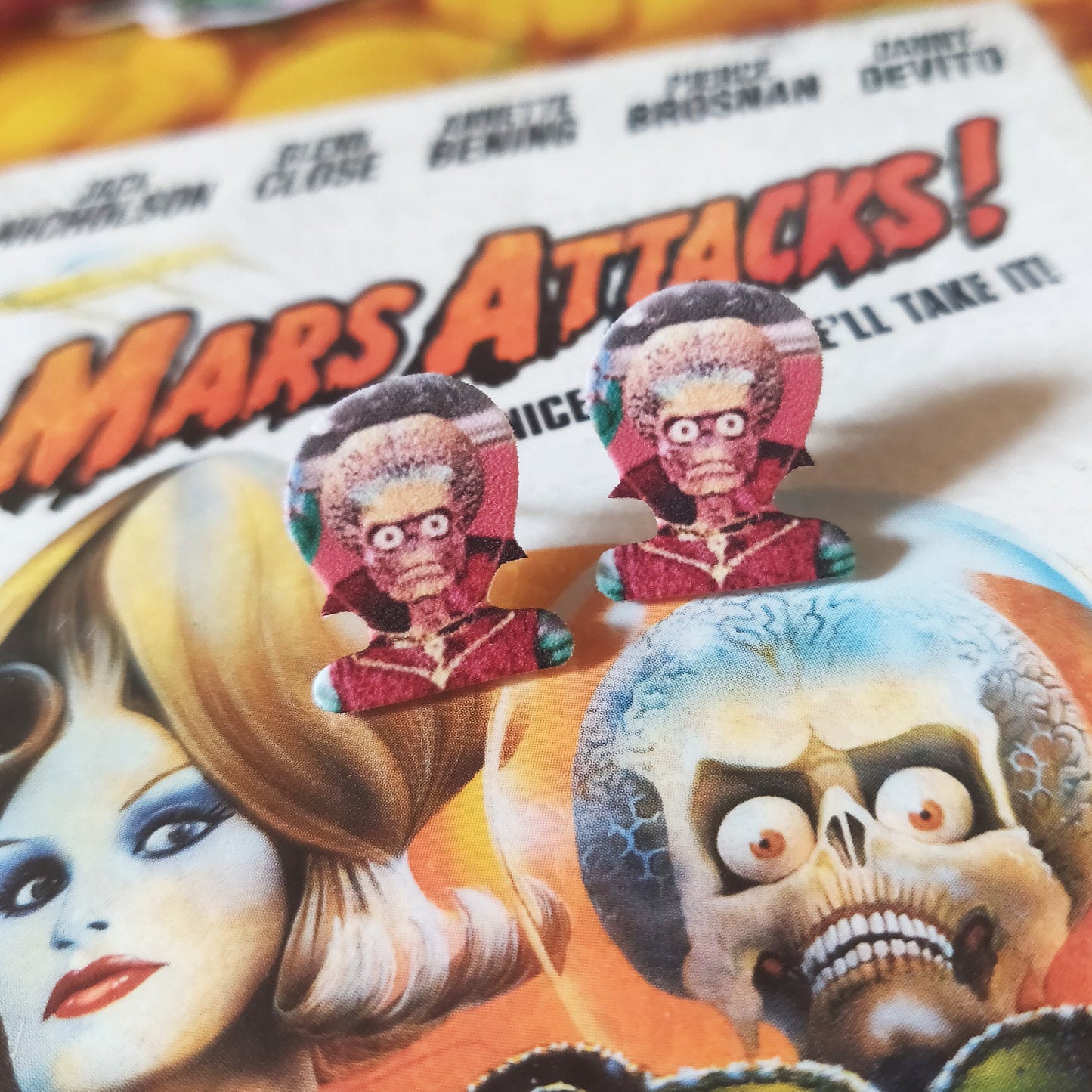 Ack Ack Ack STUD EARRINGS