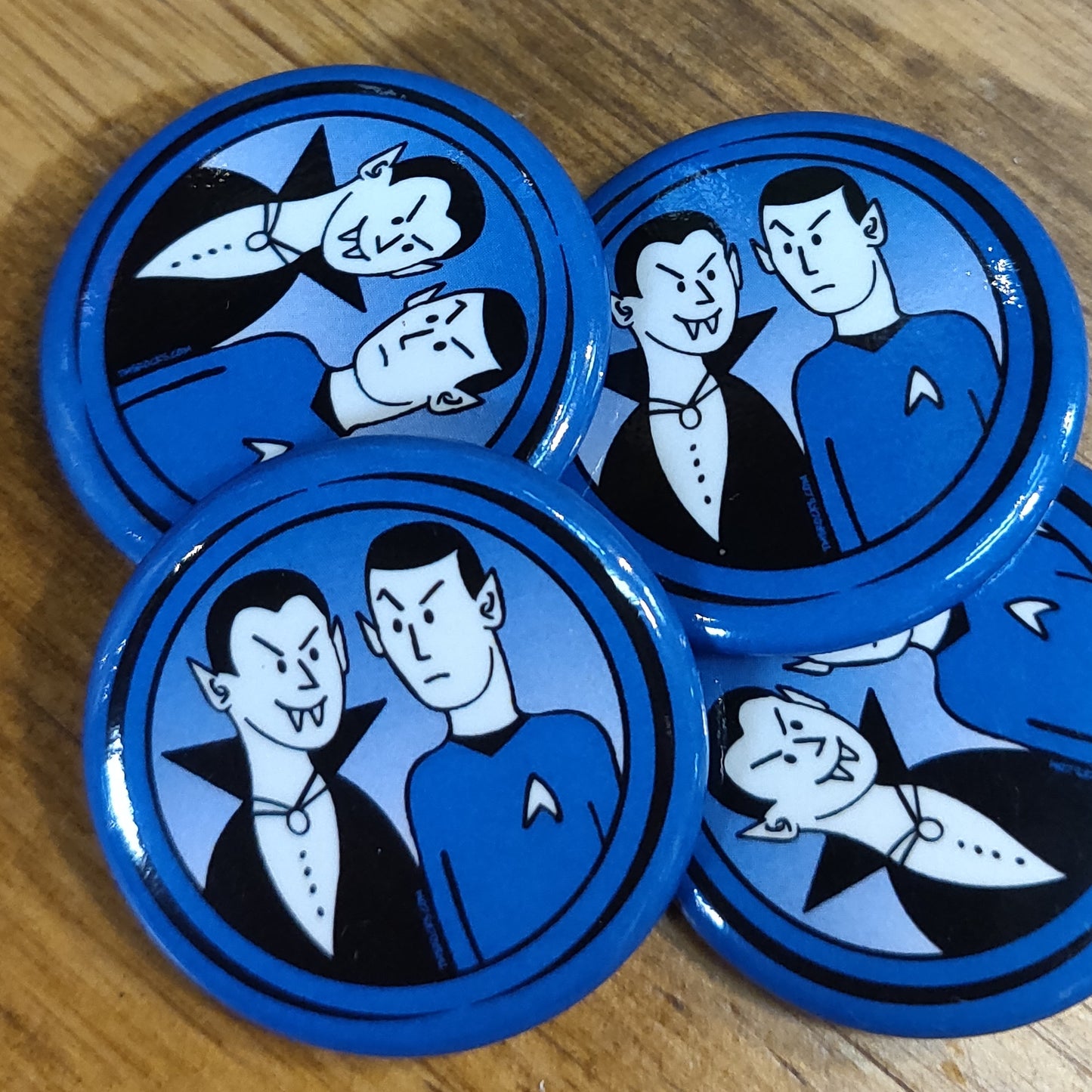 Spockula PIN (Spock and Dracula)