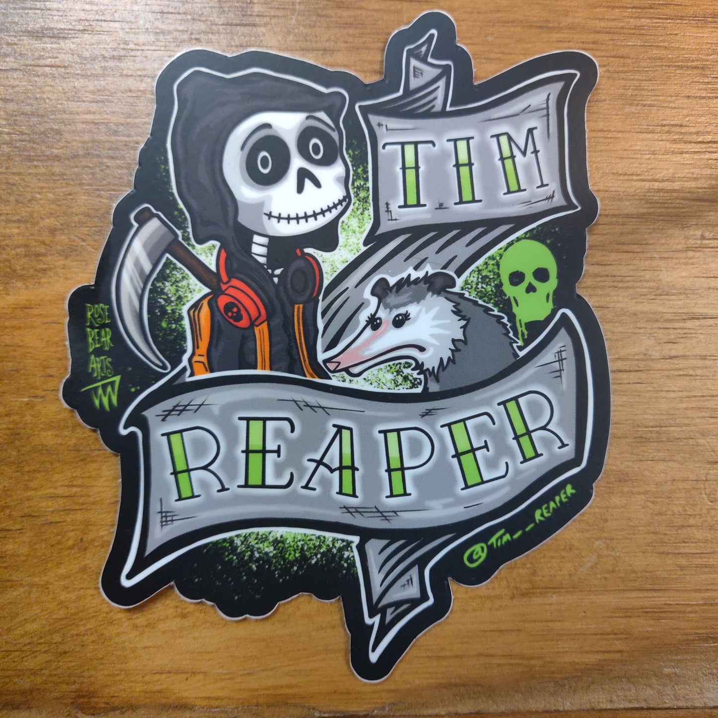 Tim Reaper + Bernadette STICKER