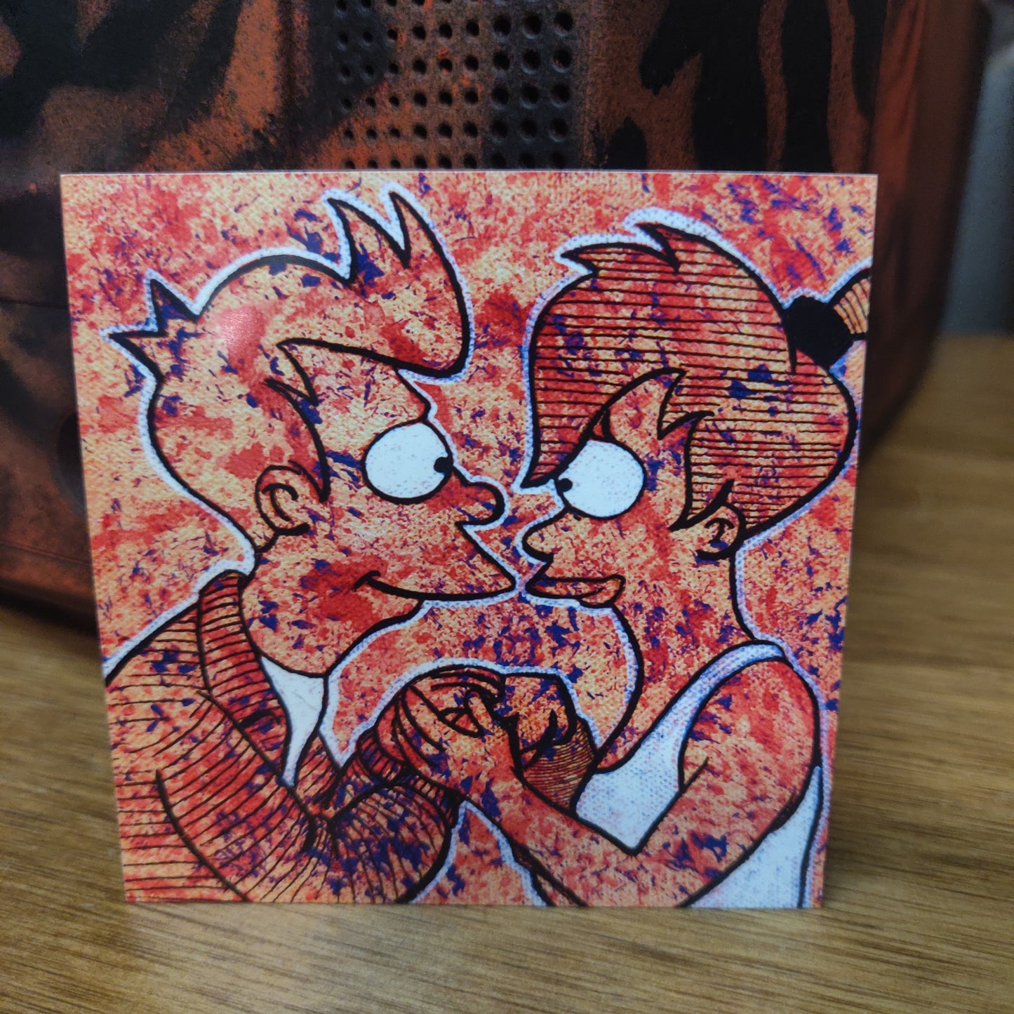 Leela and Fry STICKER