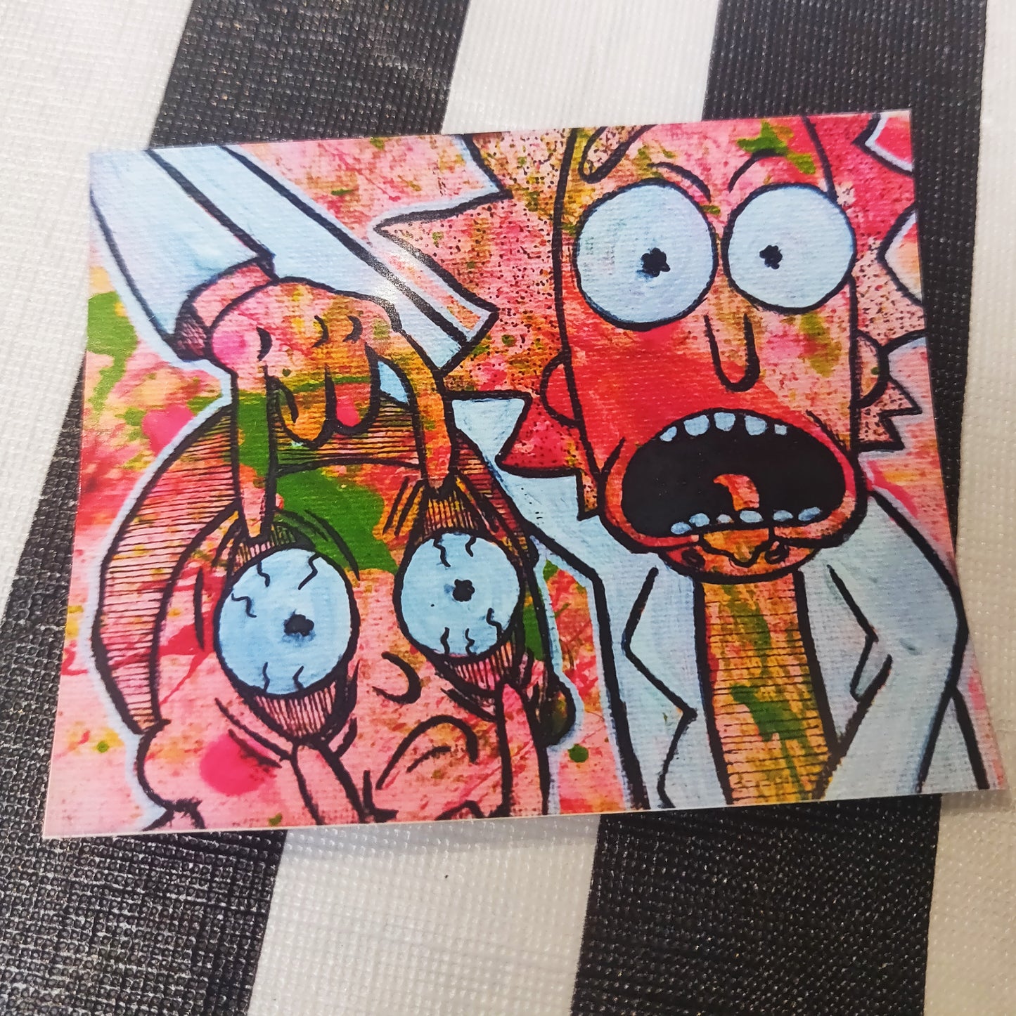 Rick & M0rty eyes STICKER