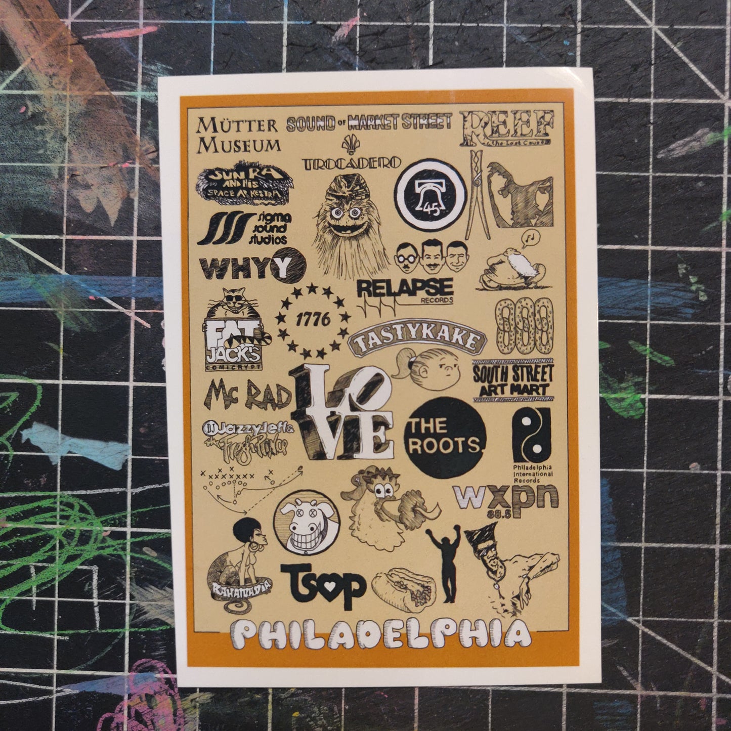 Ode to Philadelphia STICKER