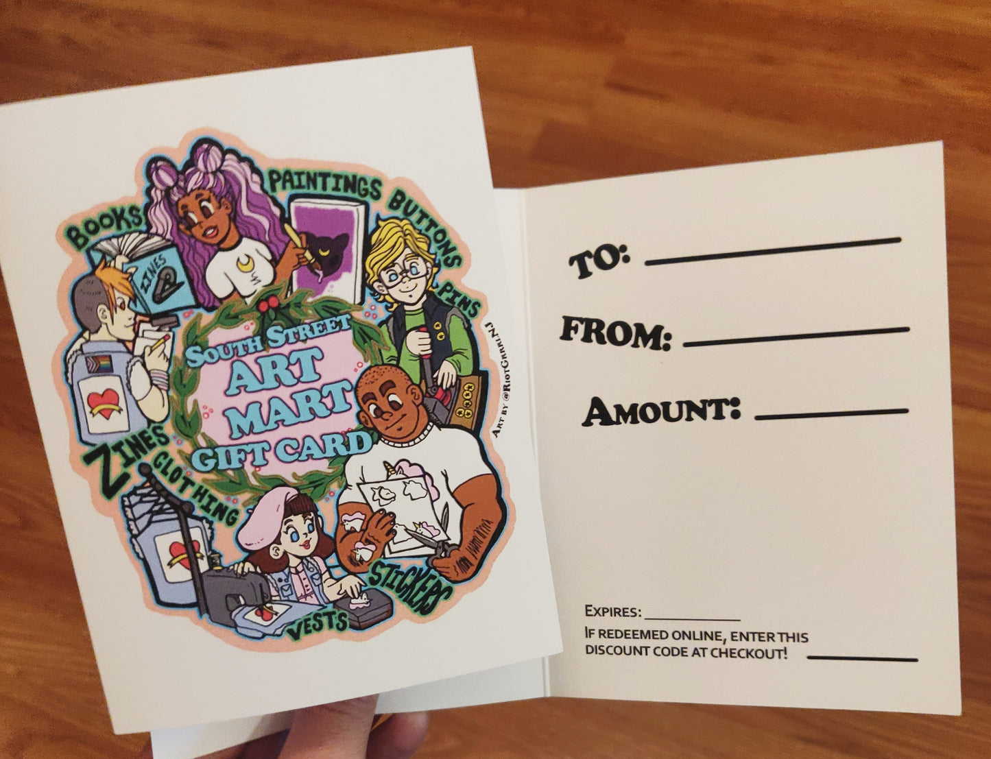 Art Mart *Physical* GIFT CARD