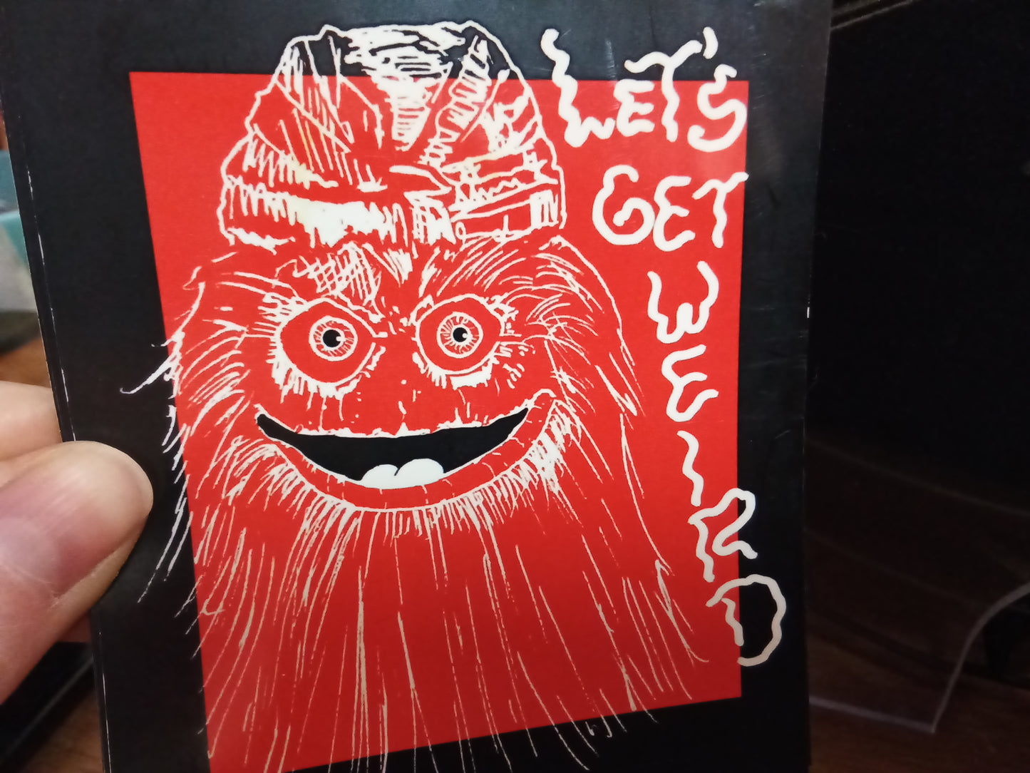 Grit Let's Get Weird STICKER
