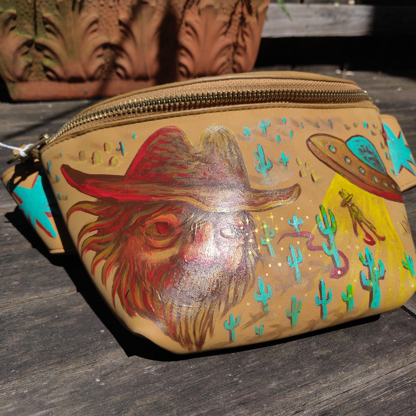 The Abduction of Jim Hand-painted FANNY PACK