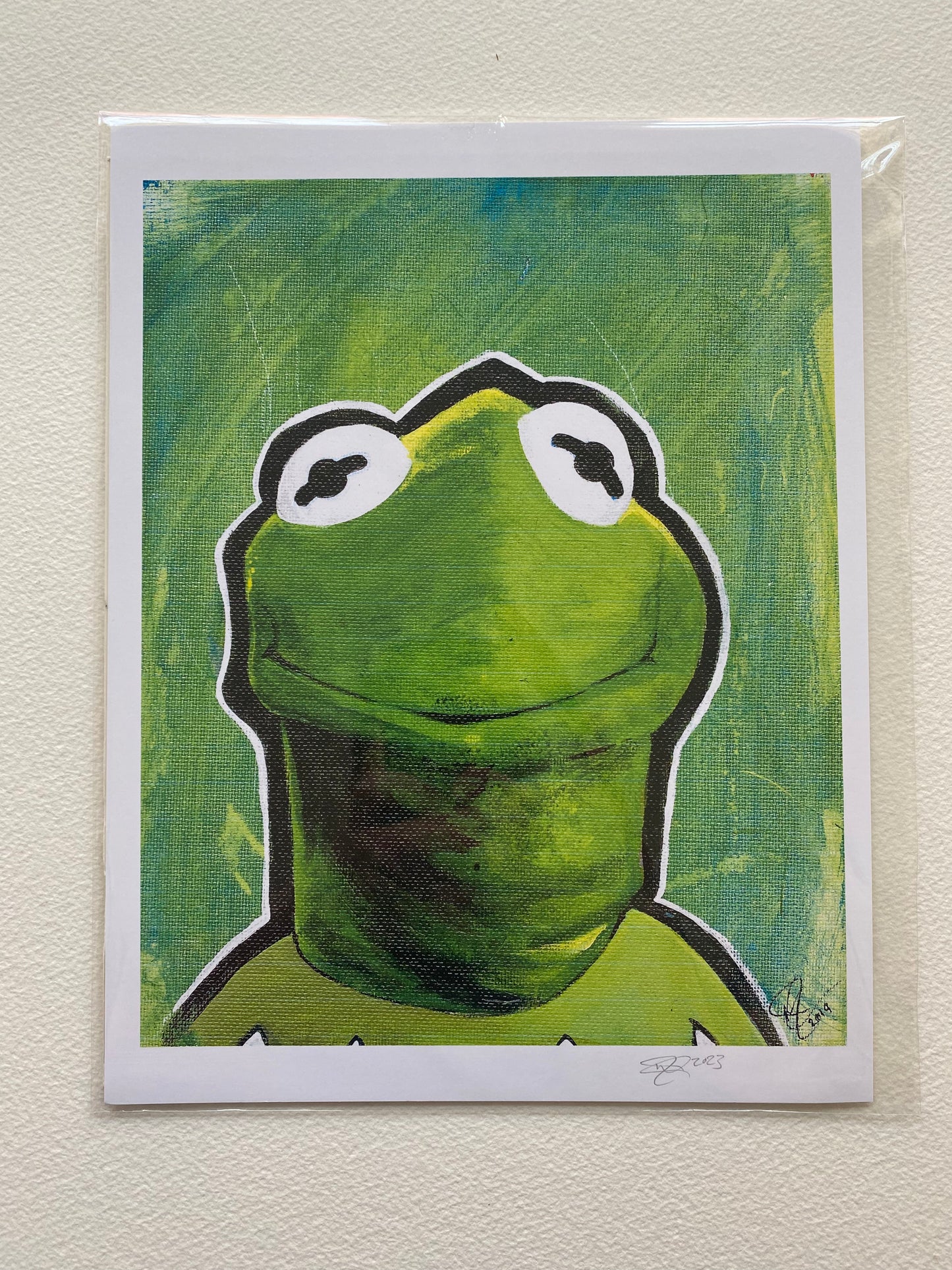 Kermie de Frog PRINT