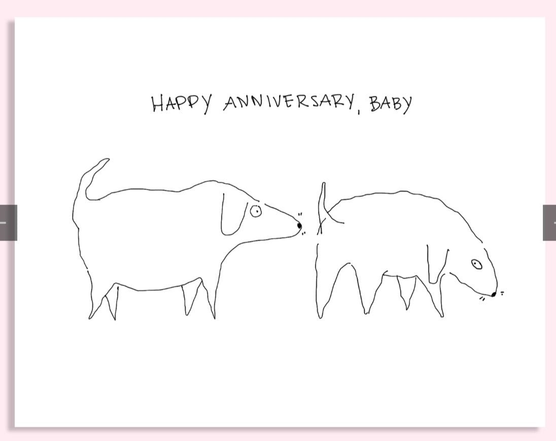 Happy Anniversary, Baby CARD