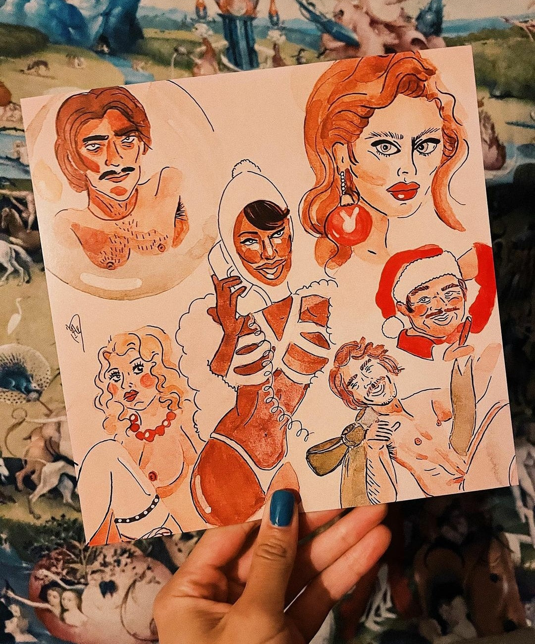 *SALE* Adult Holiday Pin-Up PRINT