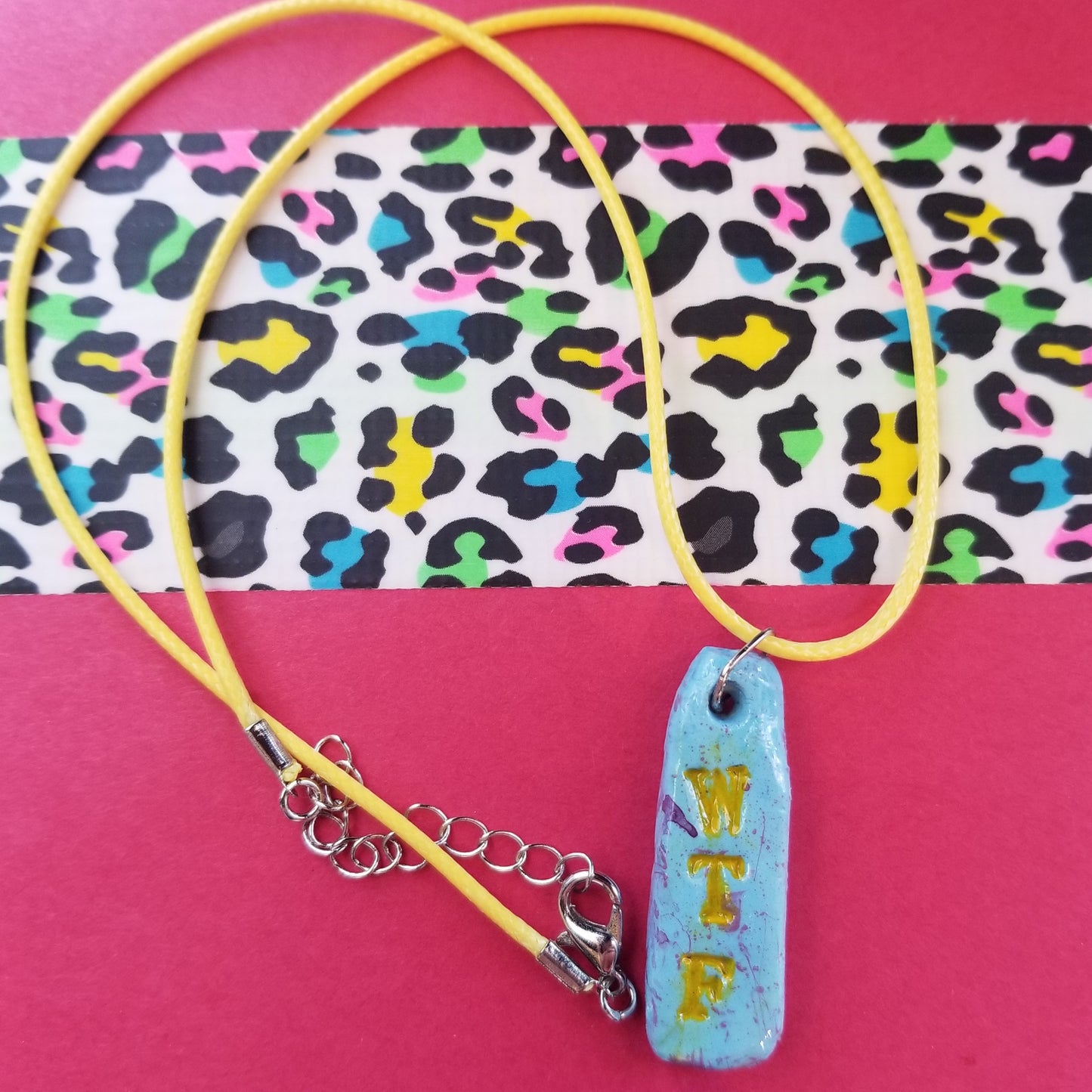 WTF Clay Charm Necklace