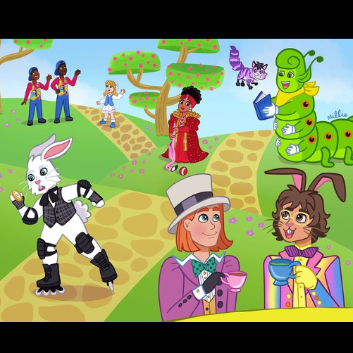 An Adventure in Wonderland PRINT by Millie Dubois