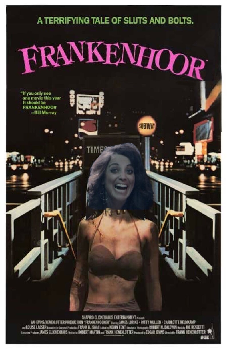 Sunny Horror Frankenhoor Mashup STICKER