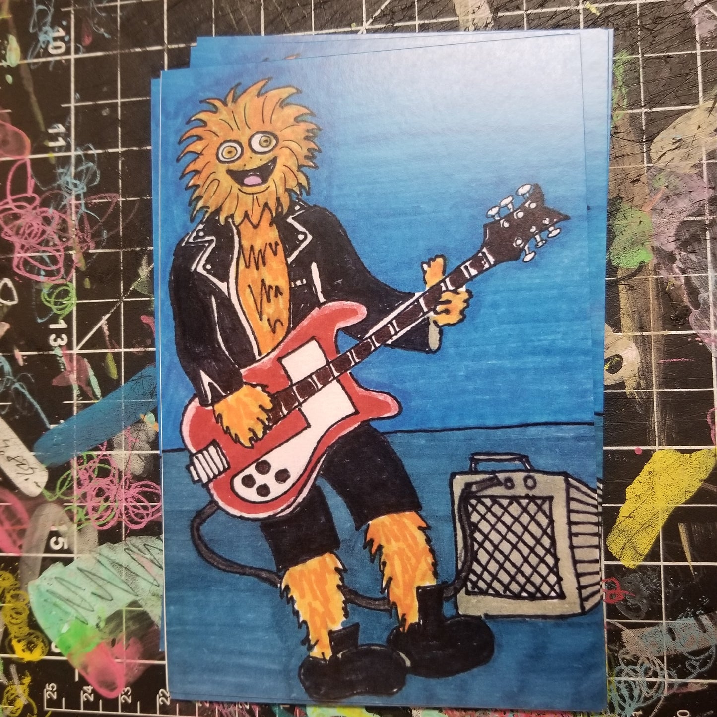 Grit Guitar POSTCARD