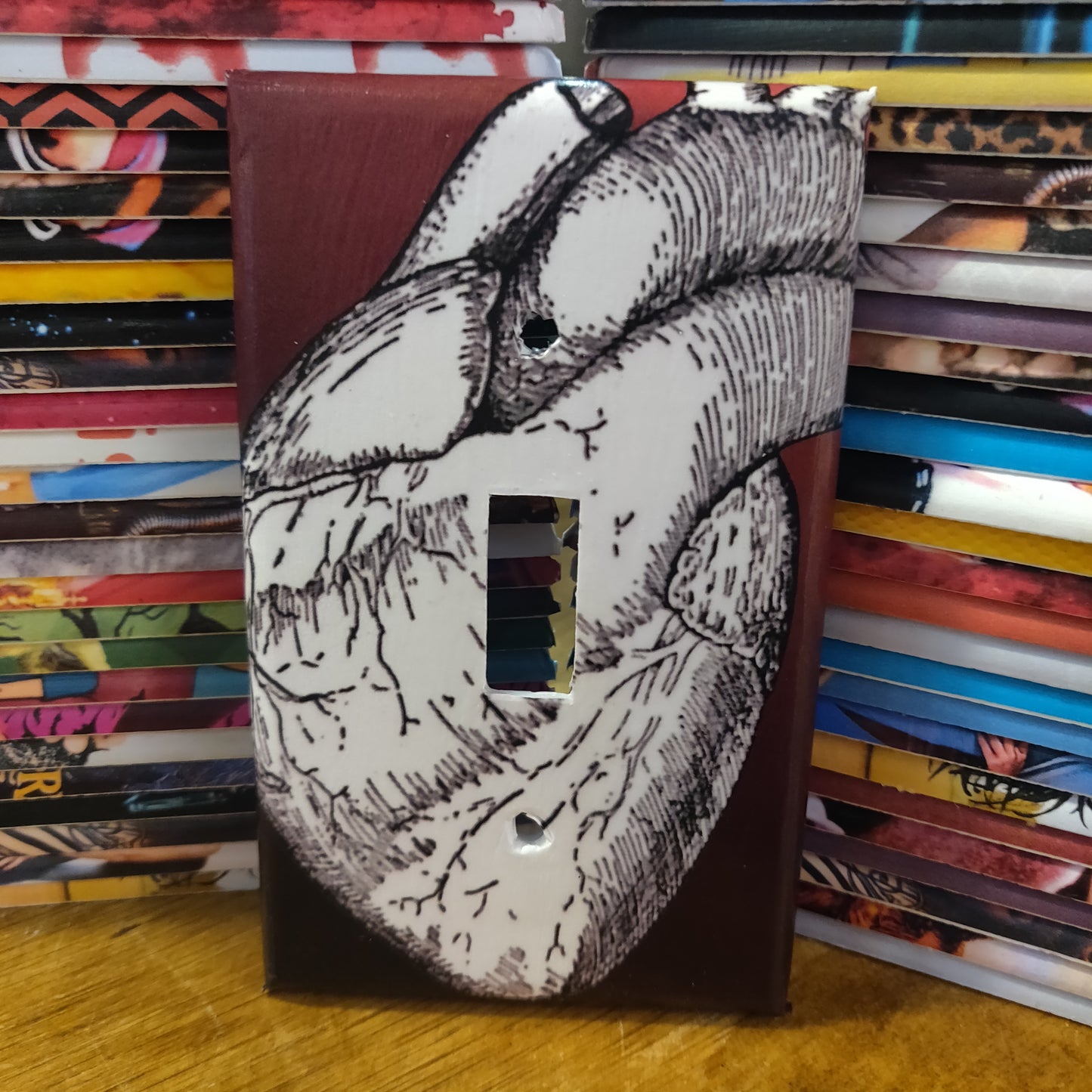 Anatomical Heart LIGHT SWITCH PLATE