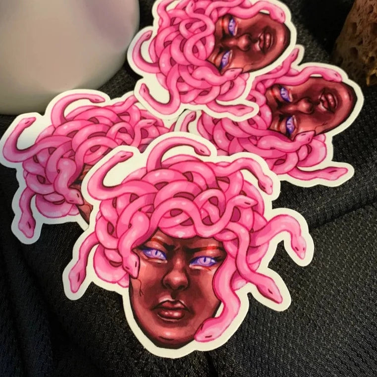 Medusa STICKER by Obeillustration