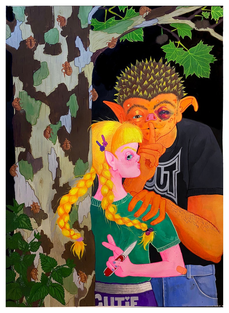 Sycamore #1 (Im a Boy n Ur a Girl) PRINT by Sam Sankey