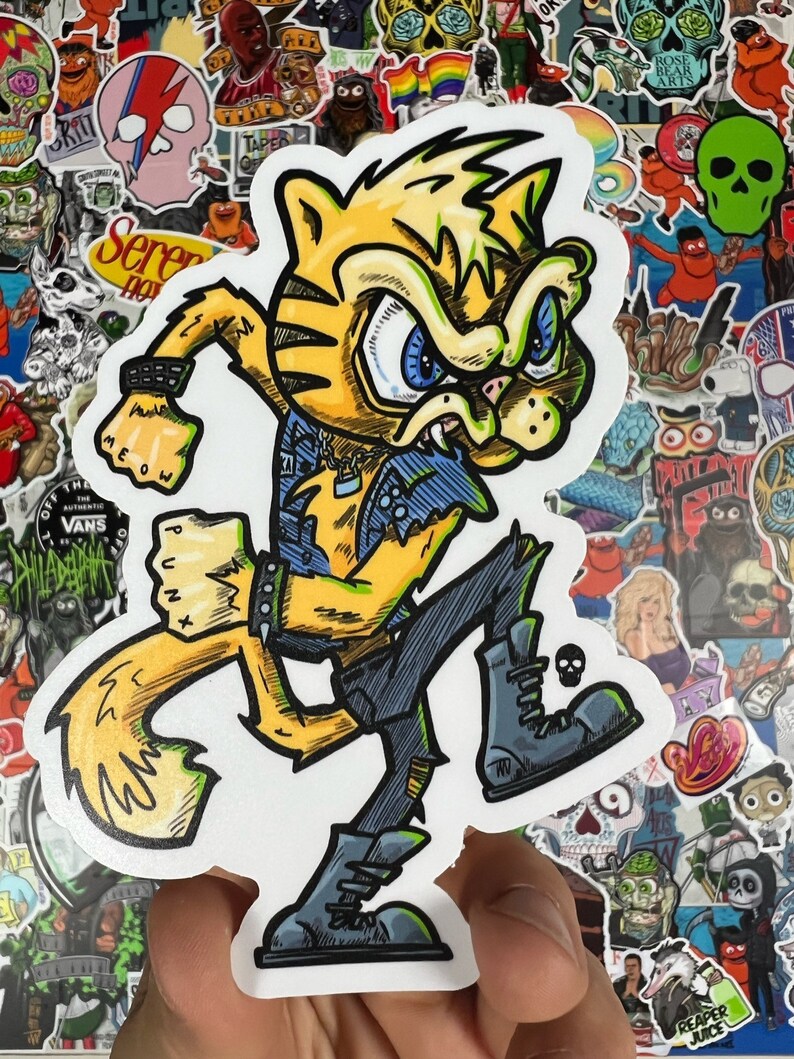 Cat Punk STICKER