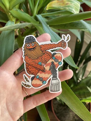Skateboarding Grit STICKER