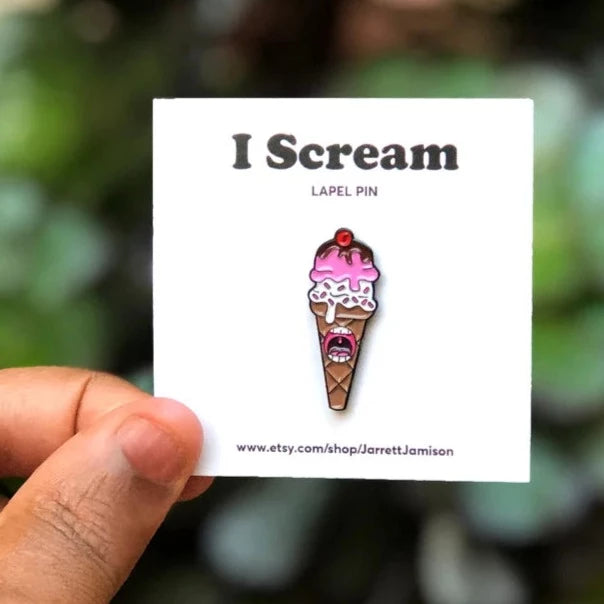 I Scream ENAMEL PIN
