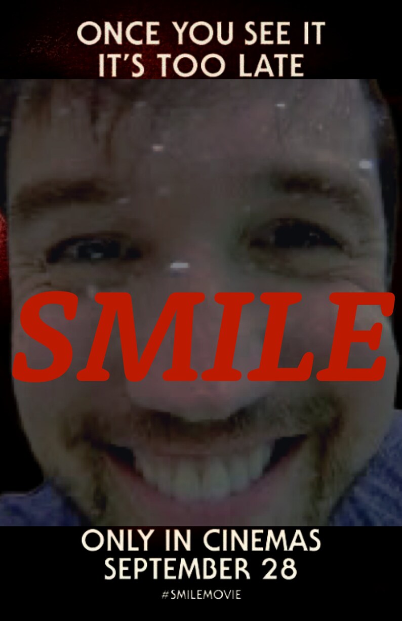 Sunny Horror Smile Mashup STICKER