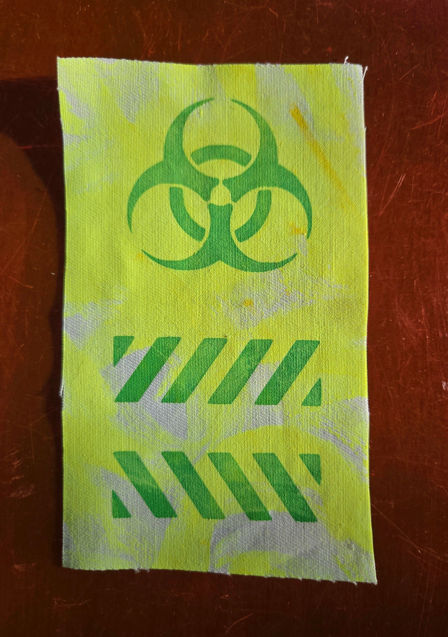 Biohazard + Caution Sew-on PATCH SET