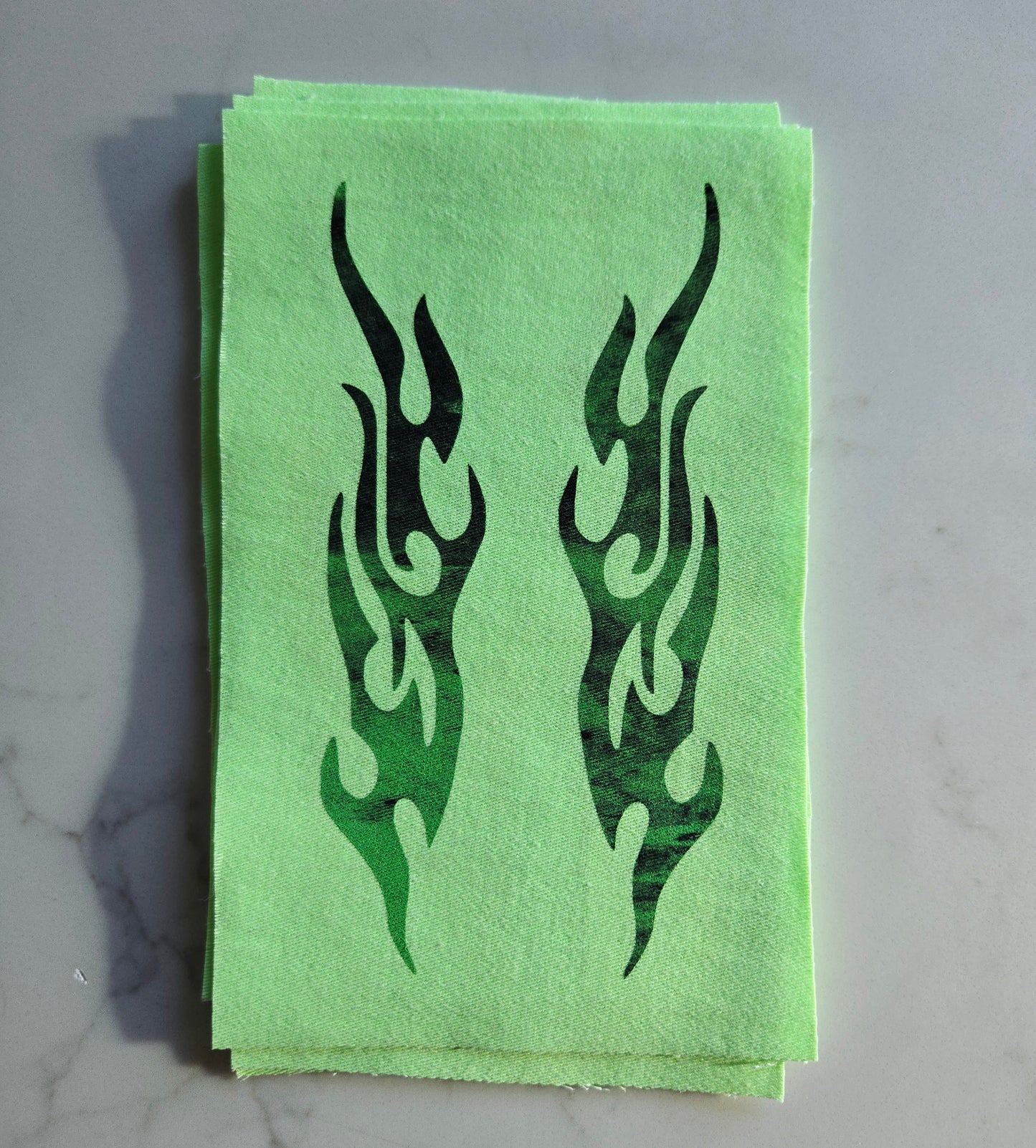 Fast Furious Flames Sew-on PATCH SET