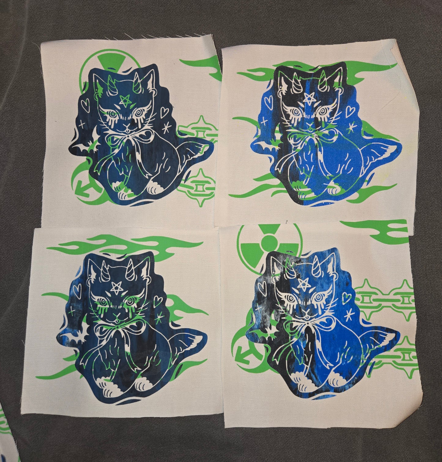 Evil Cat Sew-on PATCH