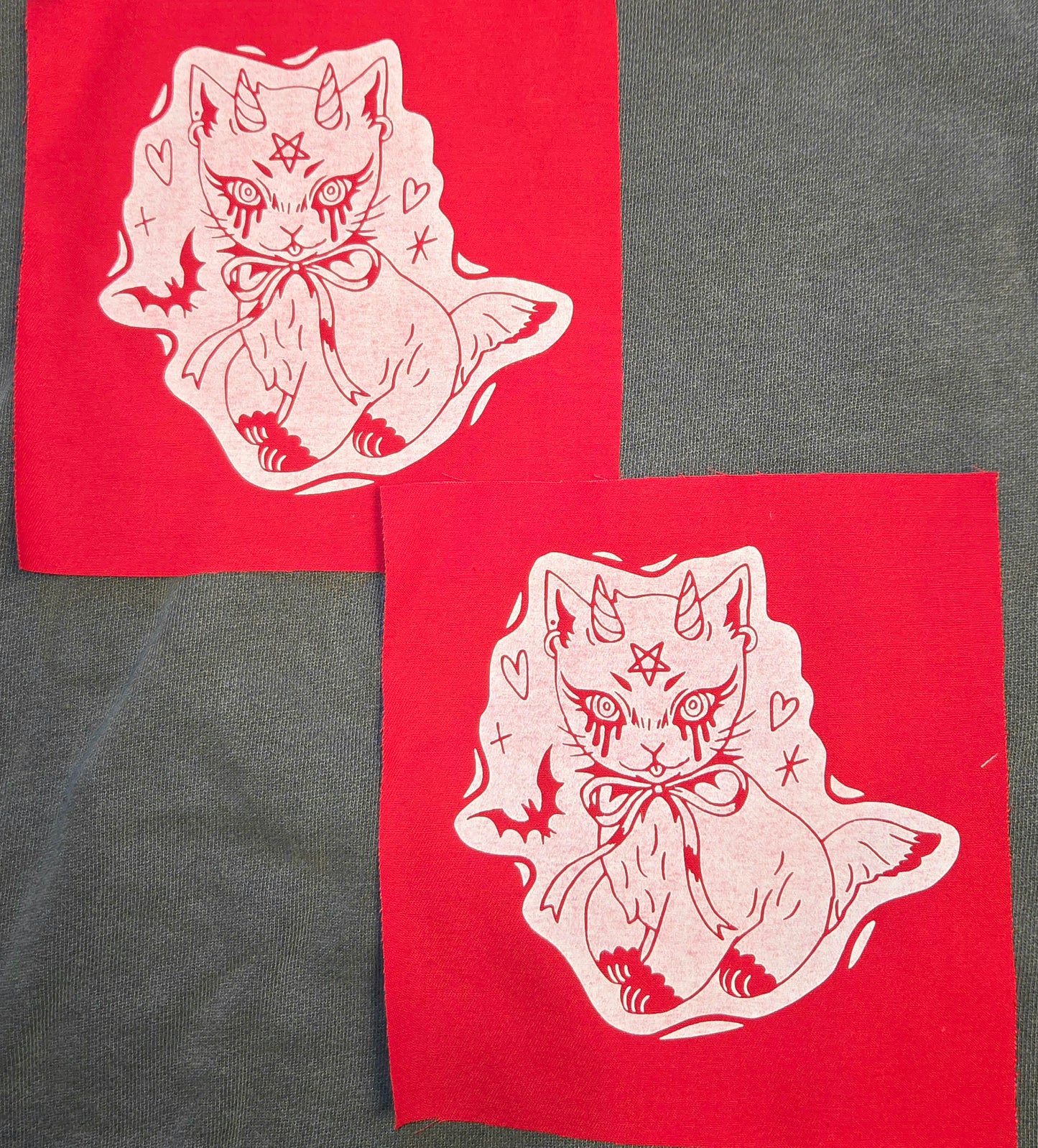 Evil Cat Sew-on PATCH