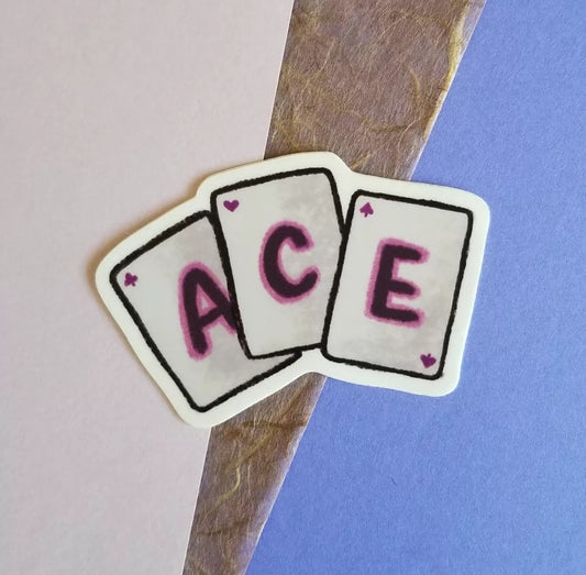 Ace Playing Cards STICKER