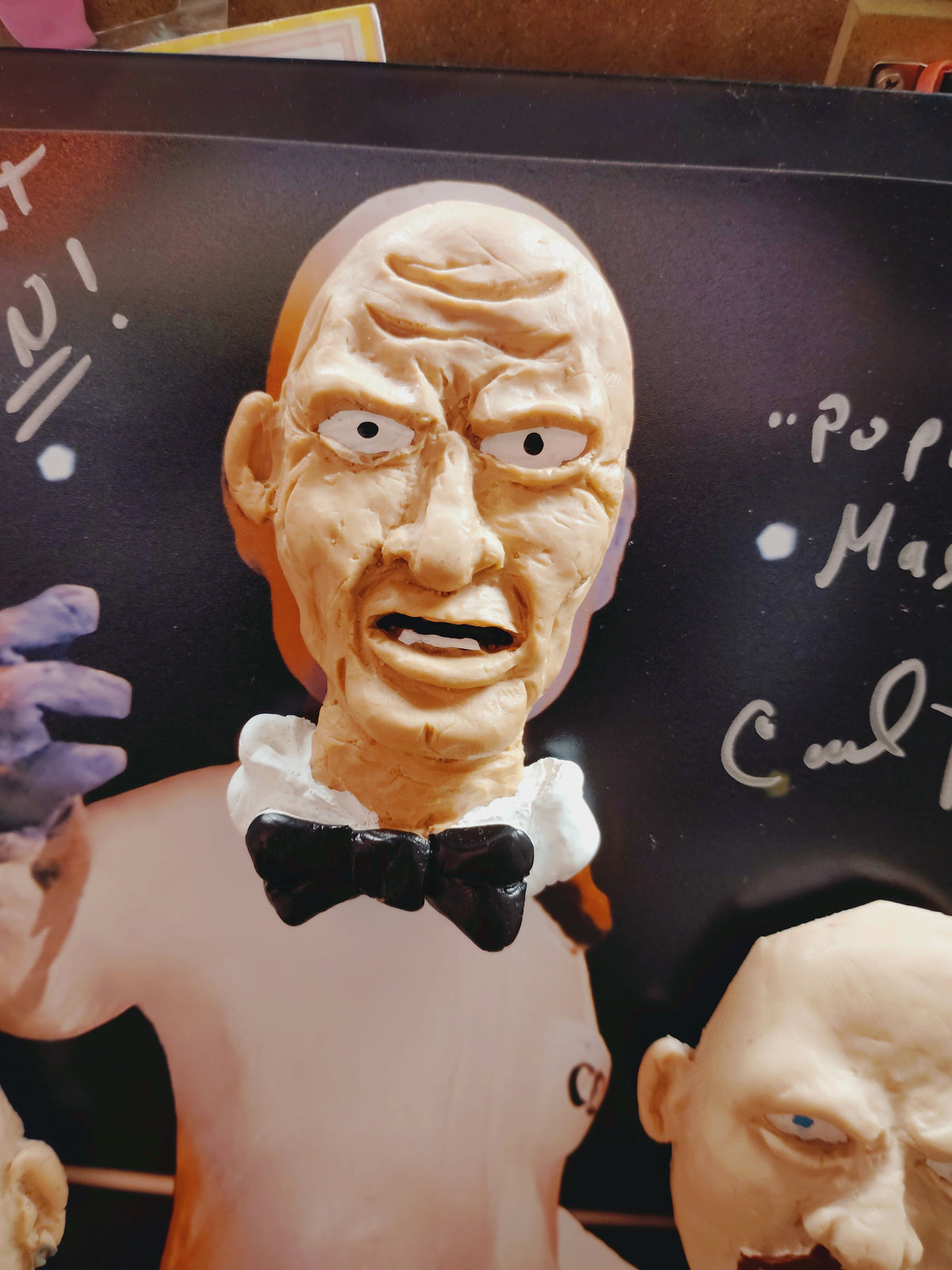 Celebrity Death Match Hand-sculpted MAGNET Collectible from original puppet master Carl Paolino!