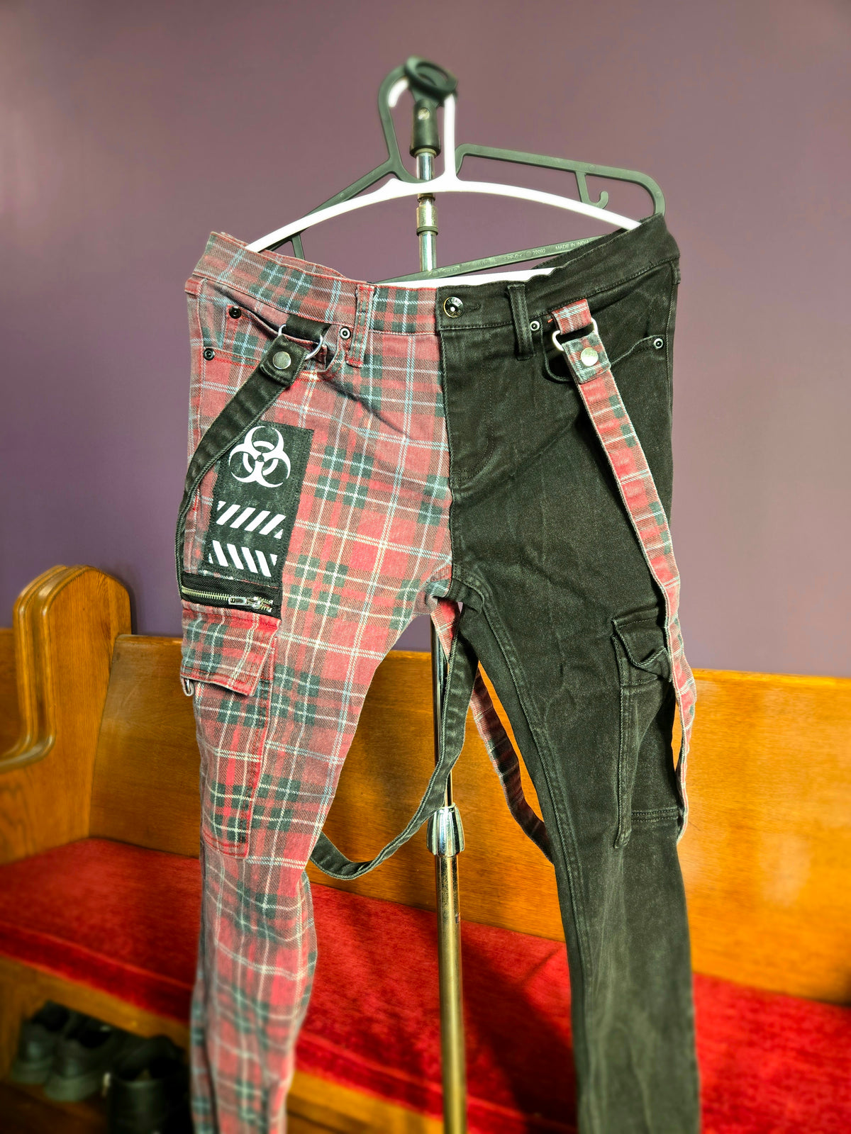 Biohazard bondage PANTS- size 34 x 30 -