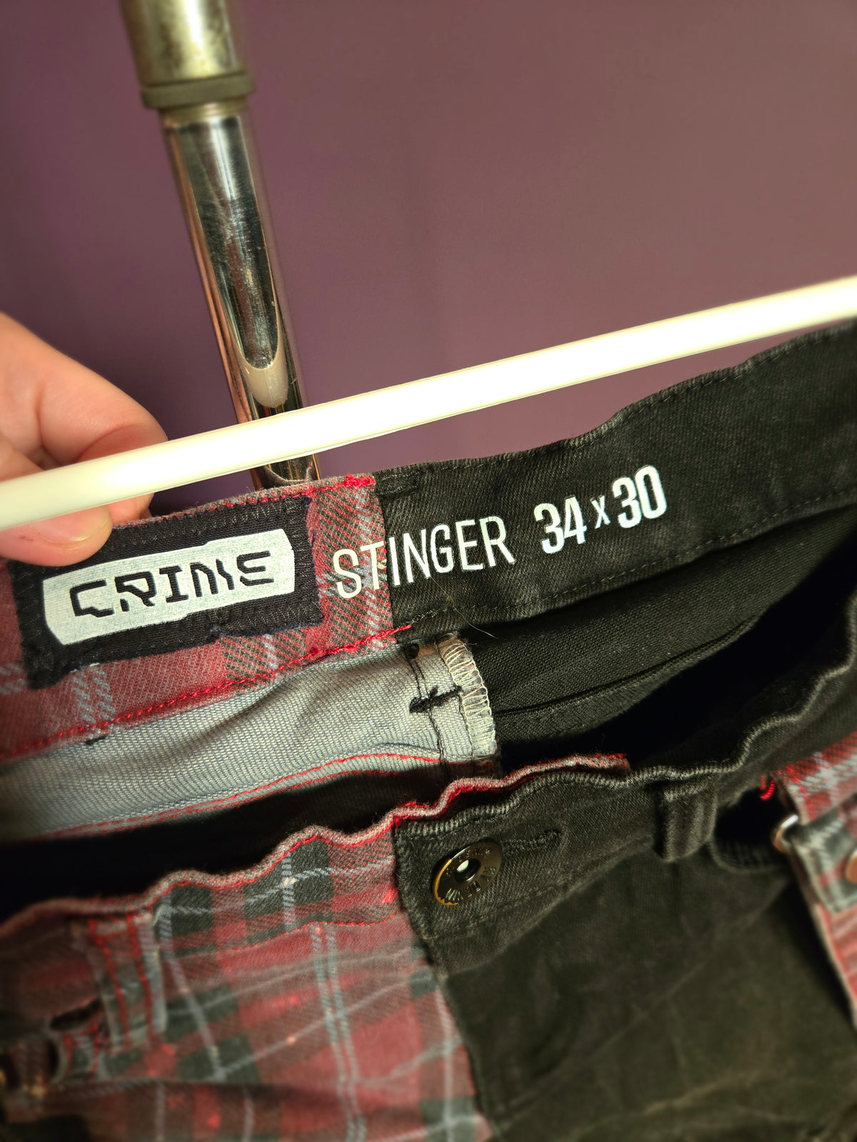Biohazard bondage PANTS- size 34 x 30 -