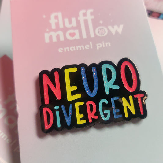 Neurodivergent ENAMEL PiN