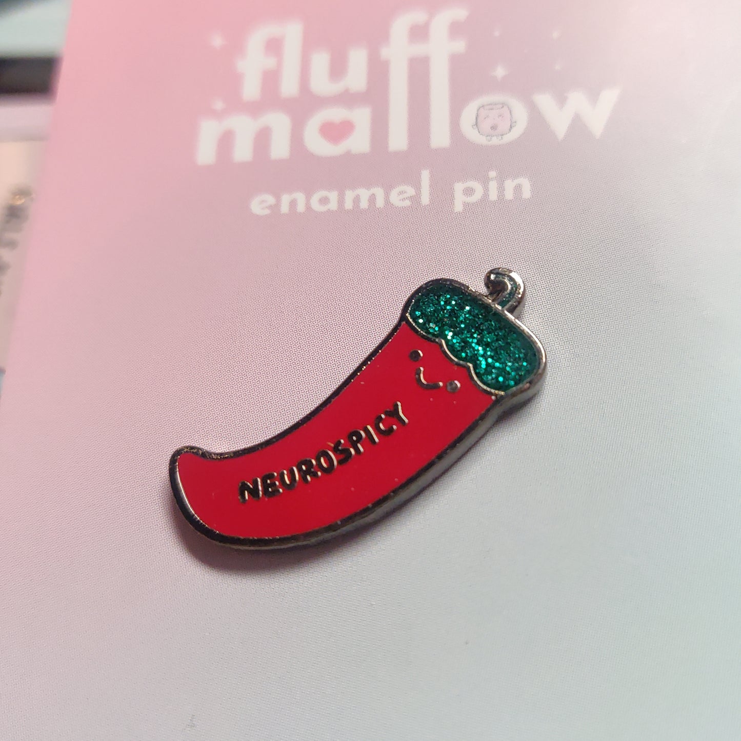 Neurospicy Pepper ENAMEL PiN