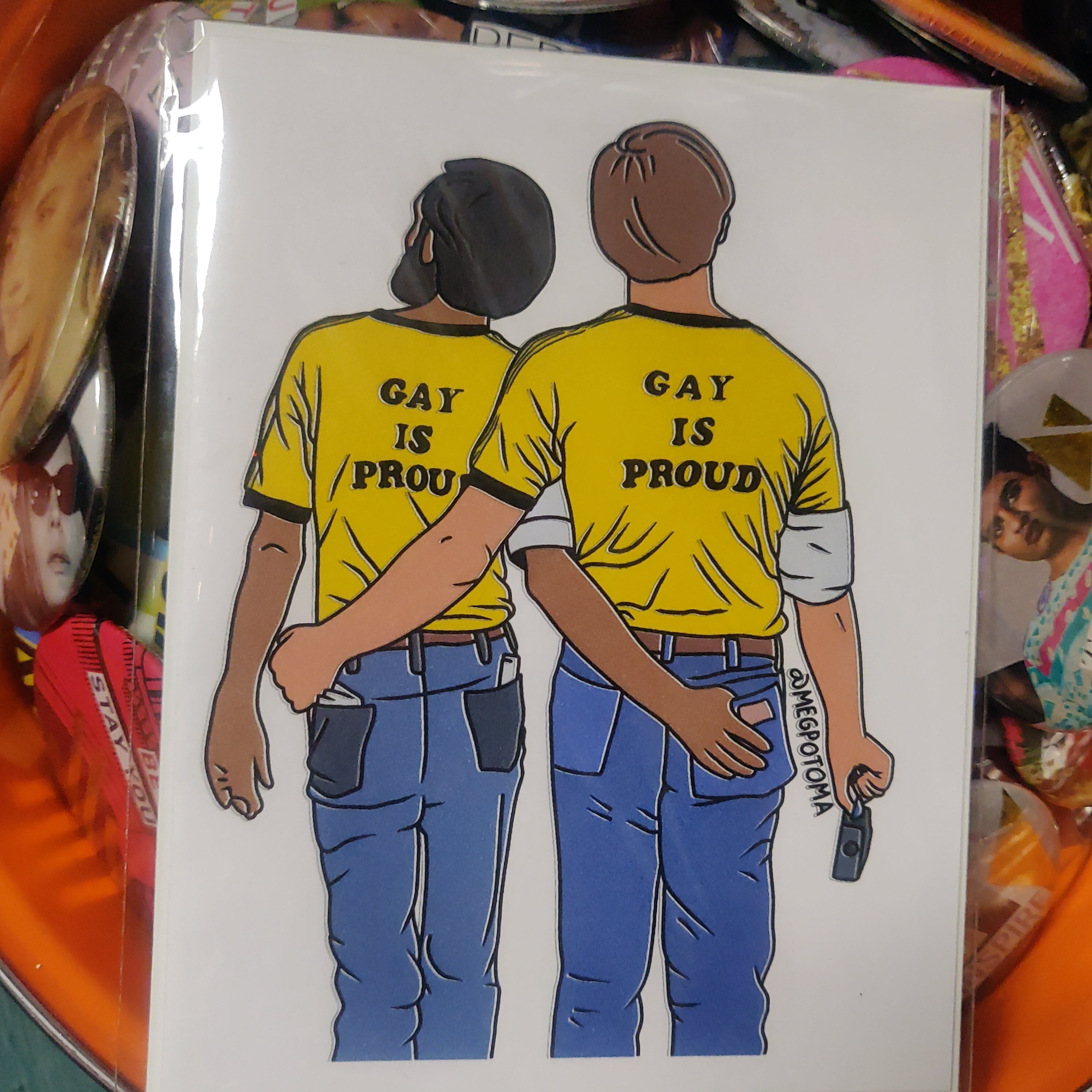 Gay is Proud GREETING CARD