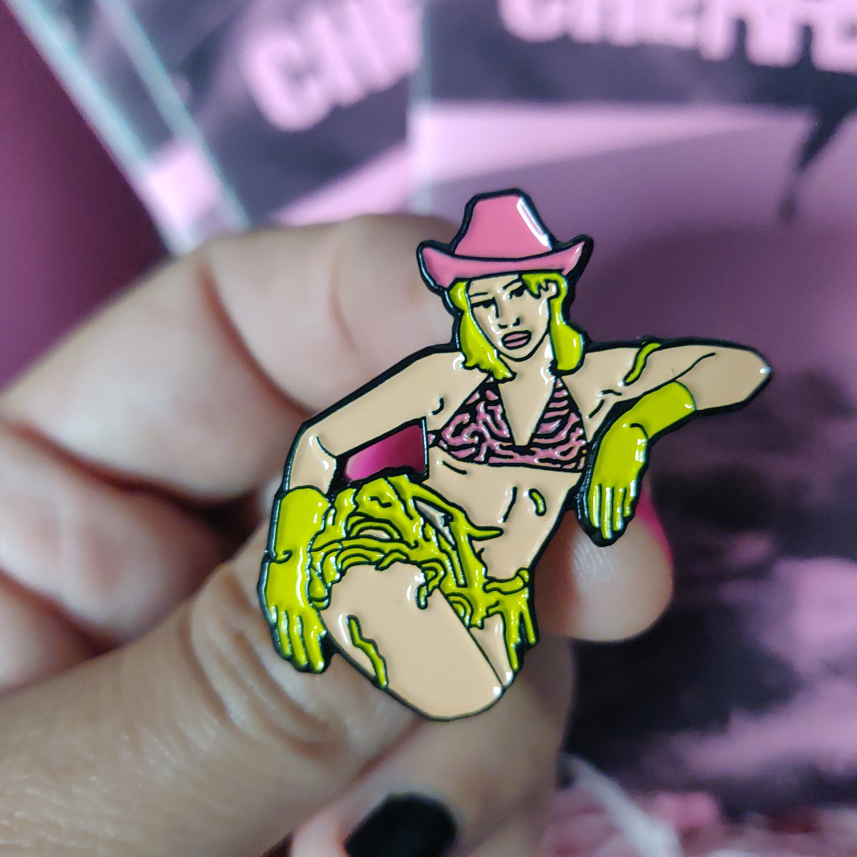 Kill Another Hour... ENAMEL PiN by Du Blonde