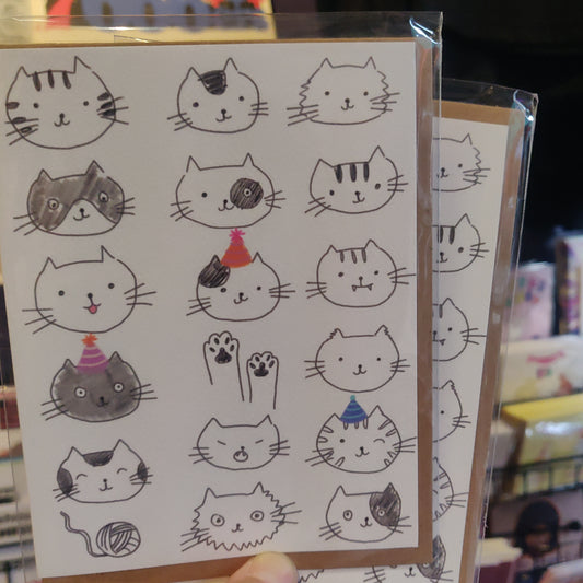 Party Cats GREETING CARD