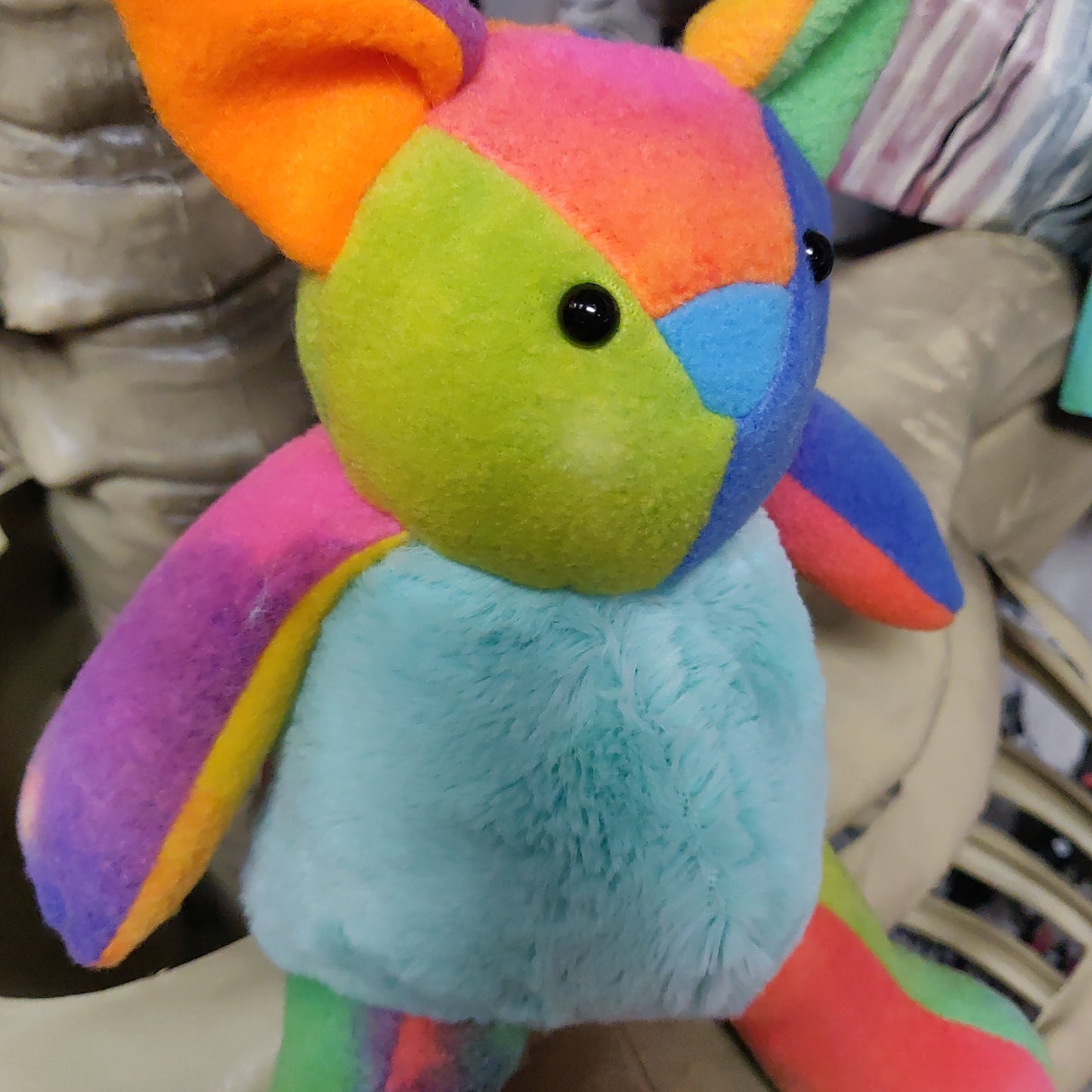Rainbow Camo Kitty PLUSHY Toy
