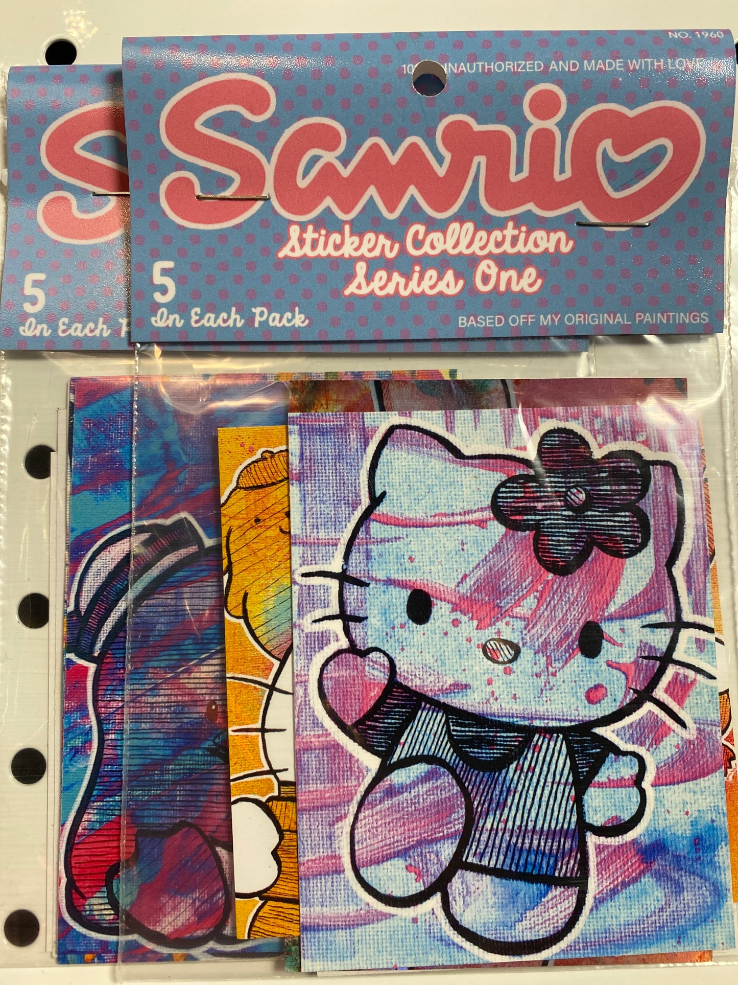 Kawaii Sam Kitty Series One STICKER PACK