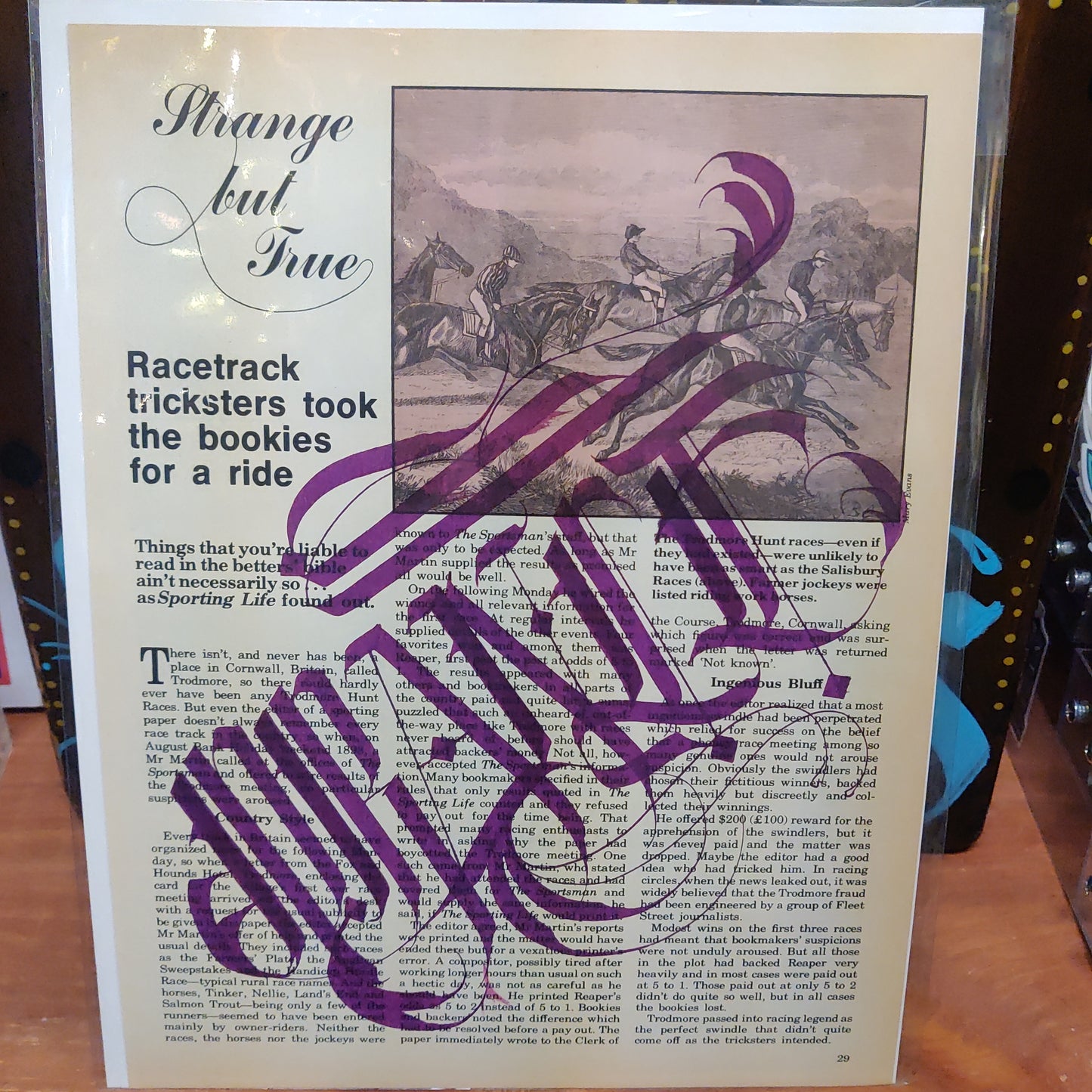 Prance Original Calligraphy PRiNT by Douglas Ethan