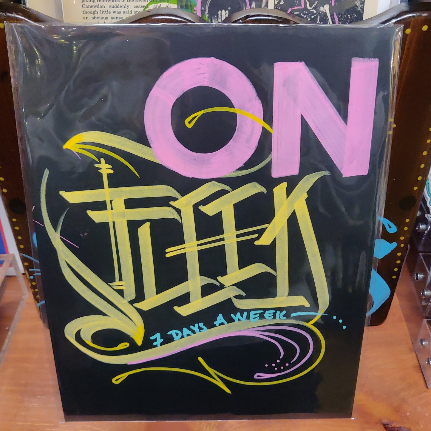 On Fleek Original Calligraphy PRiNT by Douglas Ethan